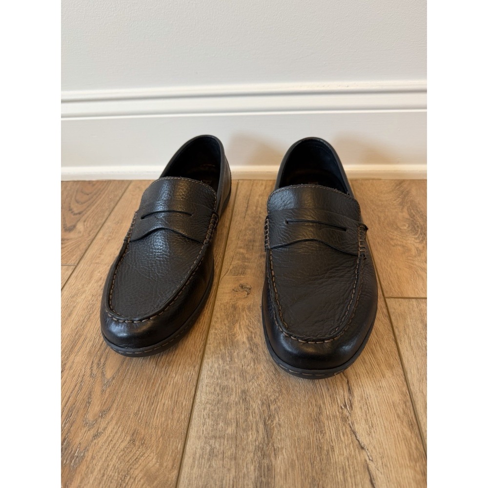 Born Penny Loafer Men 13 Black Excellent Leather Slip-On Shoes H56703